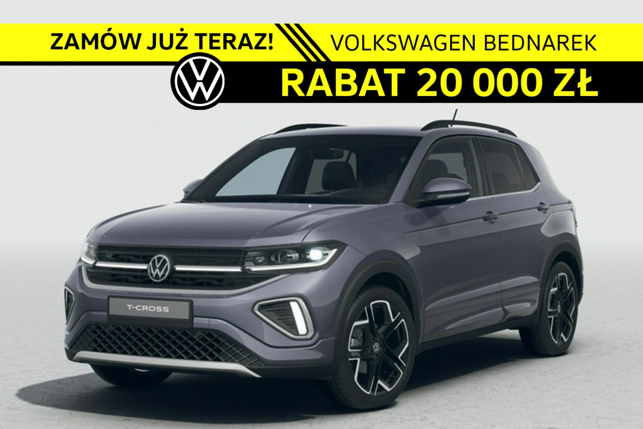 T-Cross R-Line Plus 1.5 TSI ACT 150 KM DSG, Zamów już teraz!
