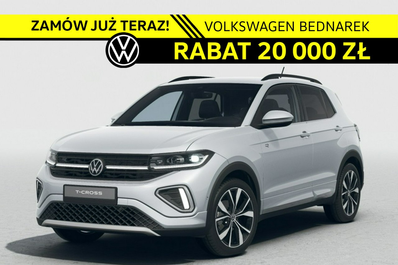 T-Cross R-Line Plus 1.0 TSI 116 KM DSG, Zamów już teraz!
