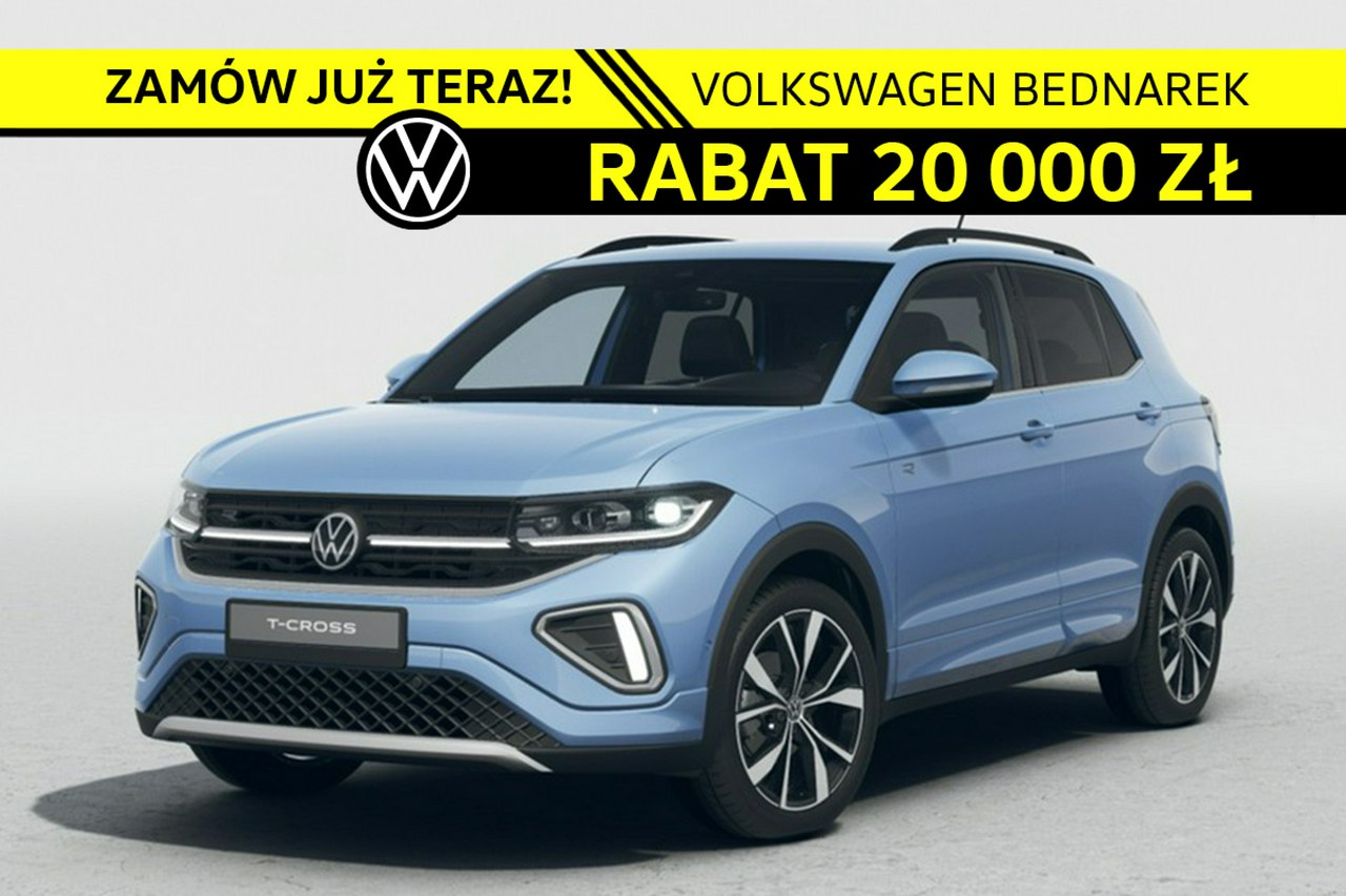 T-Cross R-Line Plus 1.0 TSI 116 KM DSG, Zamów już teraz!