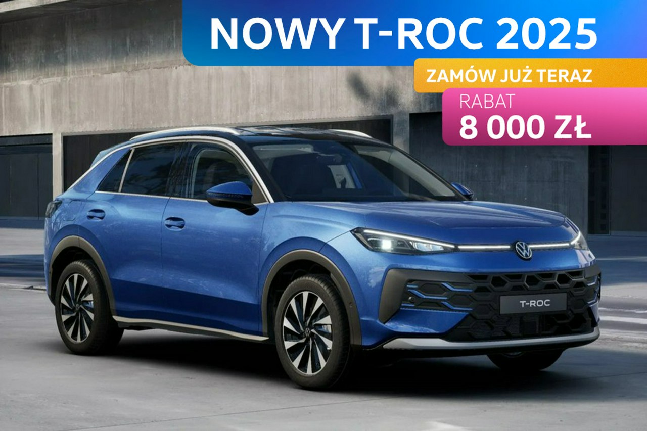 T-Roc NOWY T-ROC 2025! Wersja Style 1.5 eTSI 150 KM DSG Zamów już teraz!