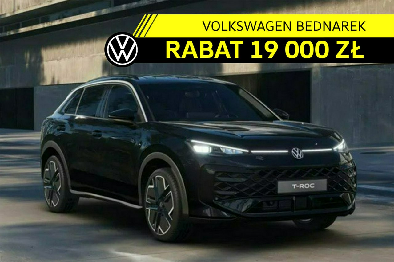 T-Roc Wersja R-Line 1.5 eTSI 150 KM DSG Zamów już teraz!