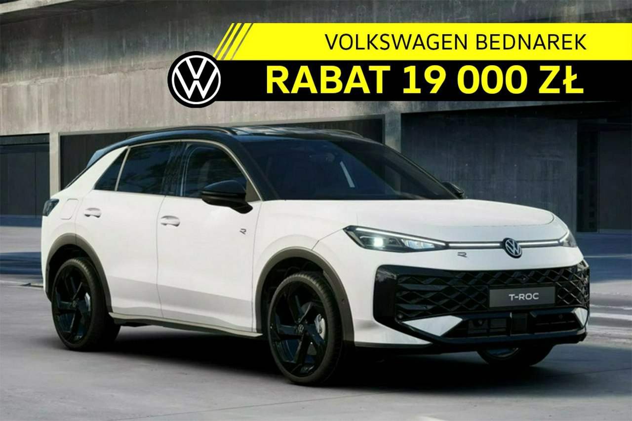 T-Roc Wersja R-Line 1.5 eTSI 150 KM DSG Zamów już teraz!