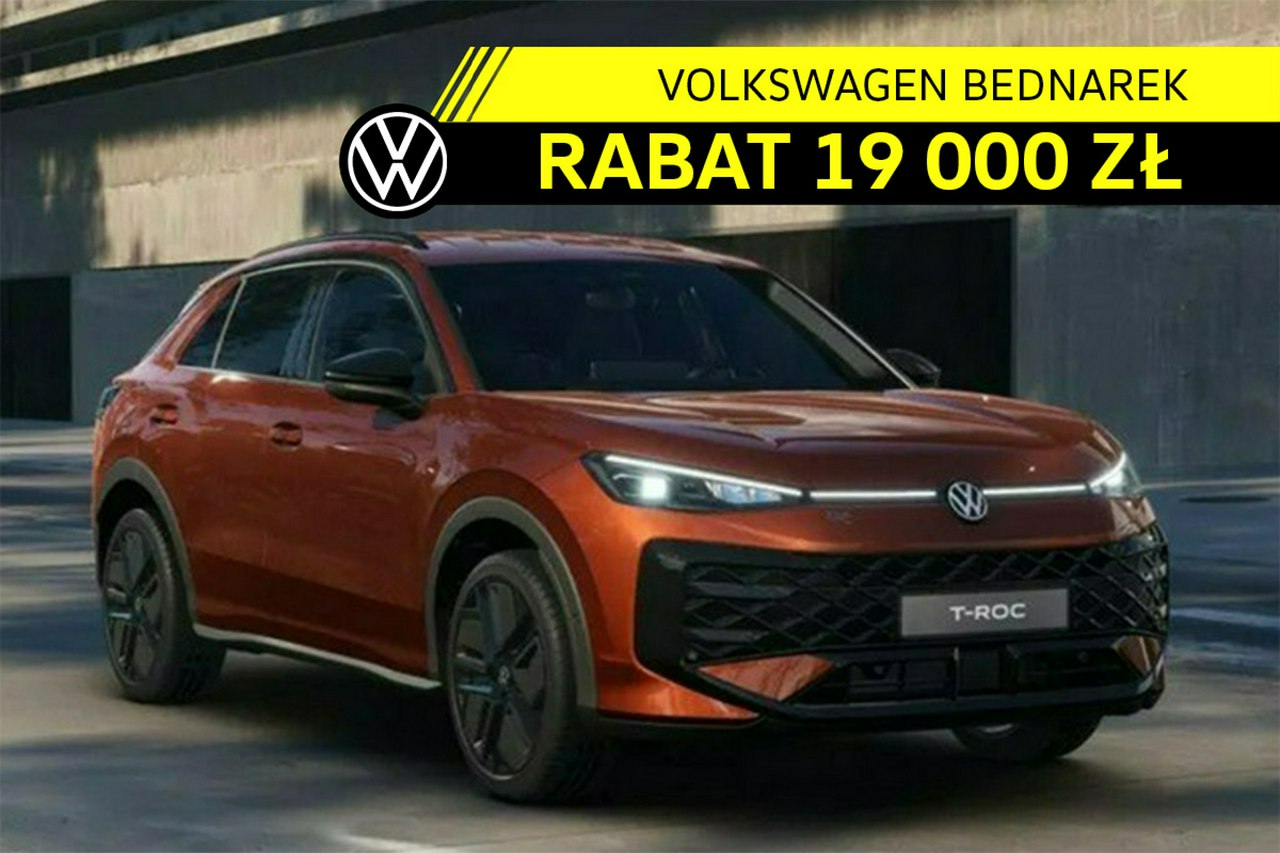 T-Roc Wersja R-Line 1.5 eTSI 150 KM DSG Zamów już teraz!