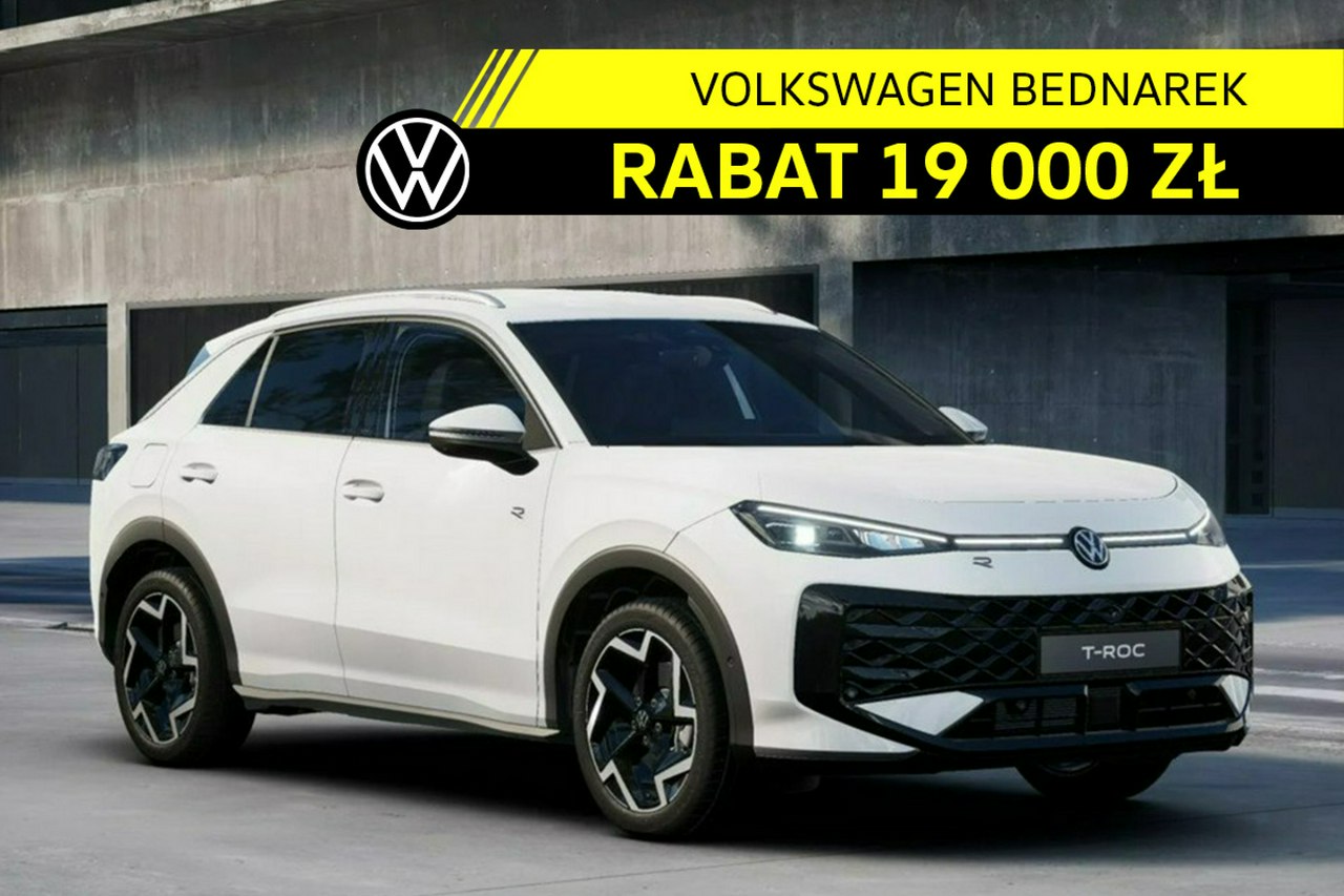 T-Roc Wersja R-Line 1.5 eTSI 150 KM DSG Zamów już teraz!