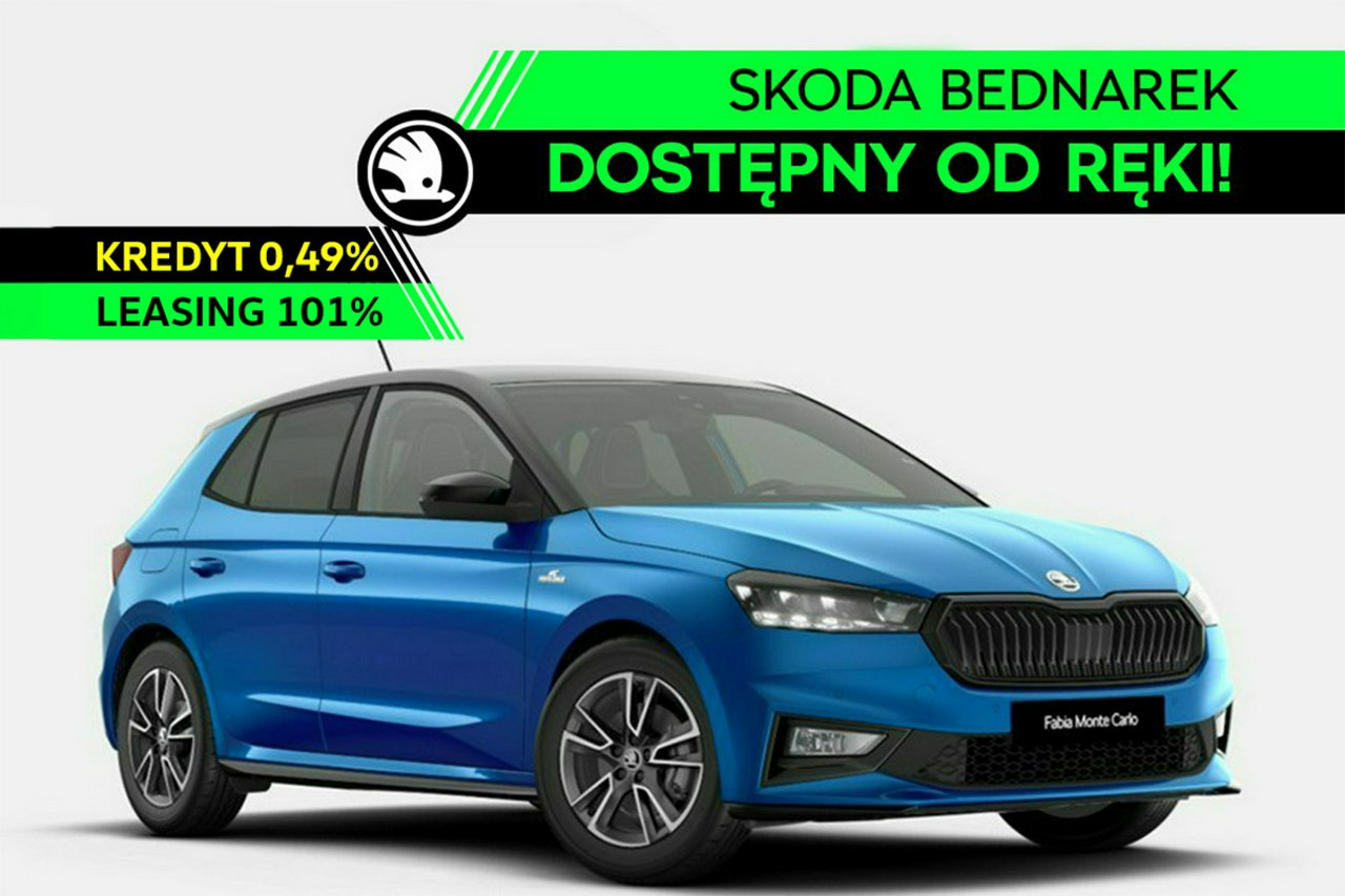 Fabia Monte Carlo 1.0 TSI 115 KM DSG - Dostępny od ręki!