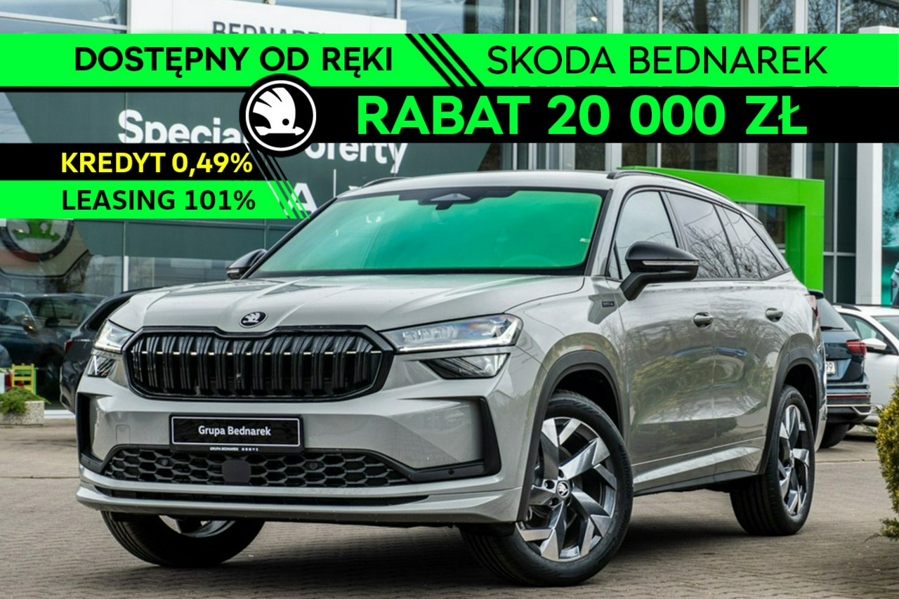 Kodiaq Sportline 2.0 TDI 193 KM DSG 4x4 - Dostępny od ręki!