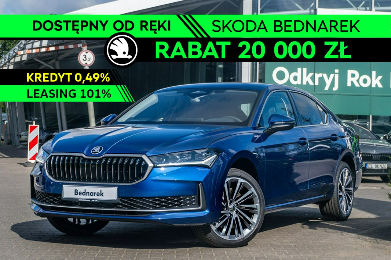 Superb L&K 2.0 TDI 193 KM DSG 4x4 - Dostępna od ręki!