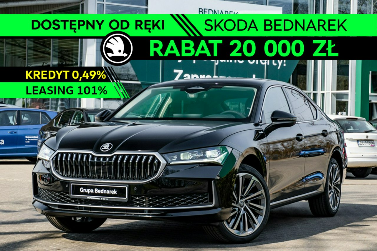Superb L&K 2.0 TDI 193 KM DSG 4x4 - Dostępny od ręki!