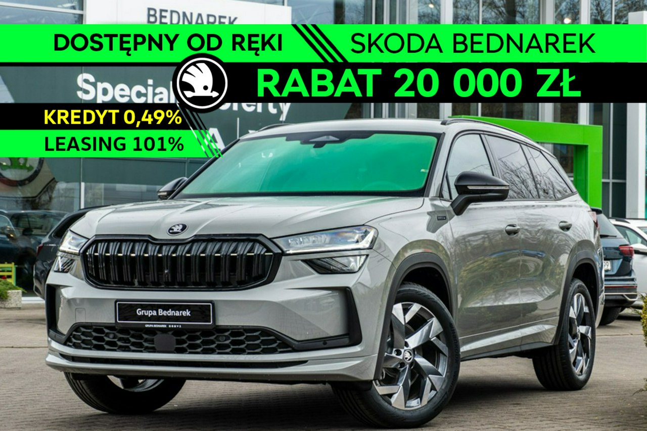 Kodiaq Sportline 2.0 TDI 193 KM DSG 4x4 - Dostępny od ręki!