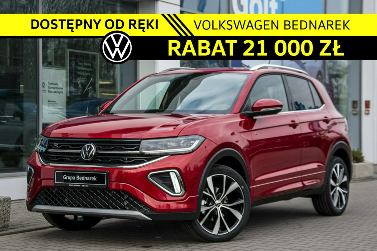 T-Cross R-Line Plus 1.5 TSI 150 KM DSG - Dostępny od ręki!
